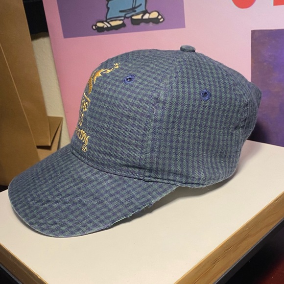 1996 Atlanta Olympics Vintage Blue / Green Plaid Embroidered Vintage Hat - Picture 2 of 9